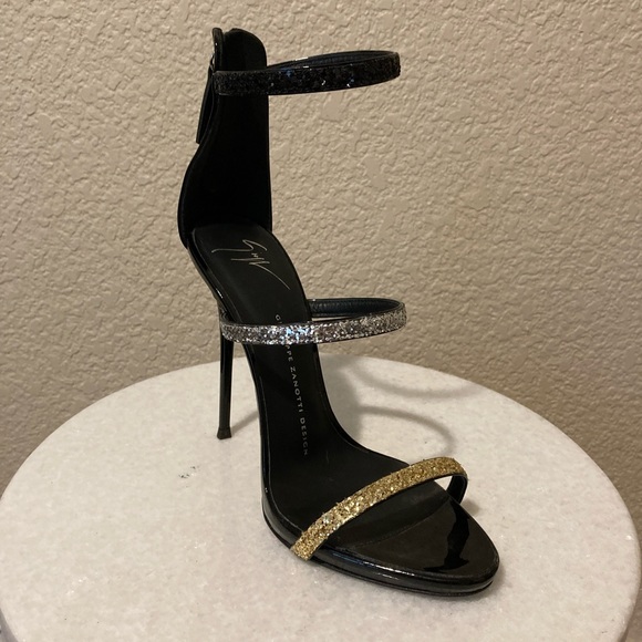 Giuseppe Zanotti Harmony Multicolor Glitter Heels - Picture 10 of 15